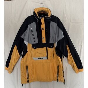 Double Diamond Jacket Mens Large Yellow Ski Snowboard 2019 Deer Valley